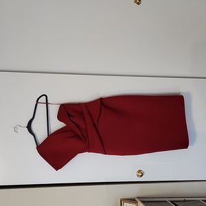 ASOS size 8 red, burgundy